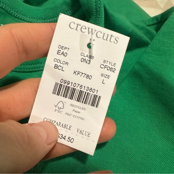 J crew bright clover Boys' "lucky dude" graphic tee - Picture 2 of 2